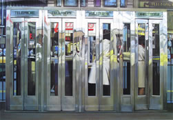Telephone Booths, 1968 by Richard Estes