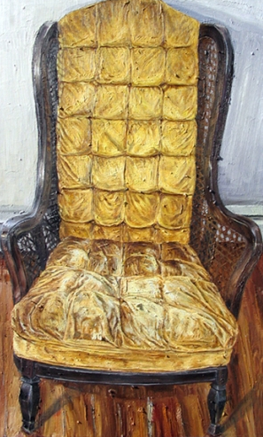 zatista.com artist David Pettibone "Yellow Chair"