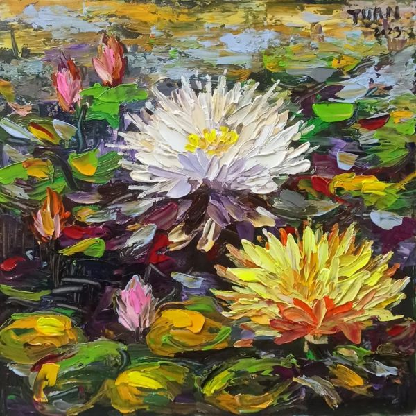 Morning on lilly Pond by Le Anh Tuan